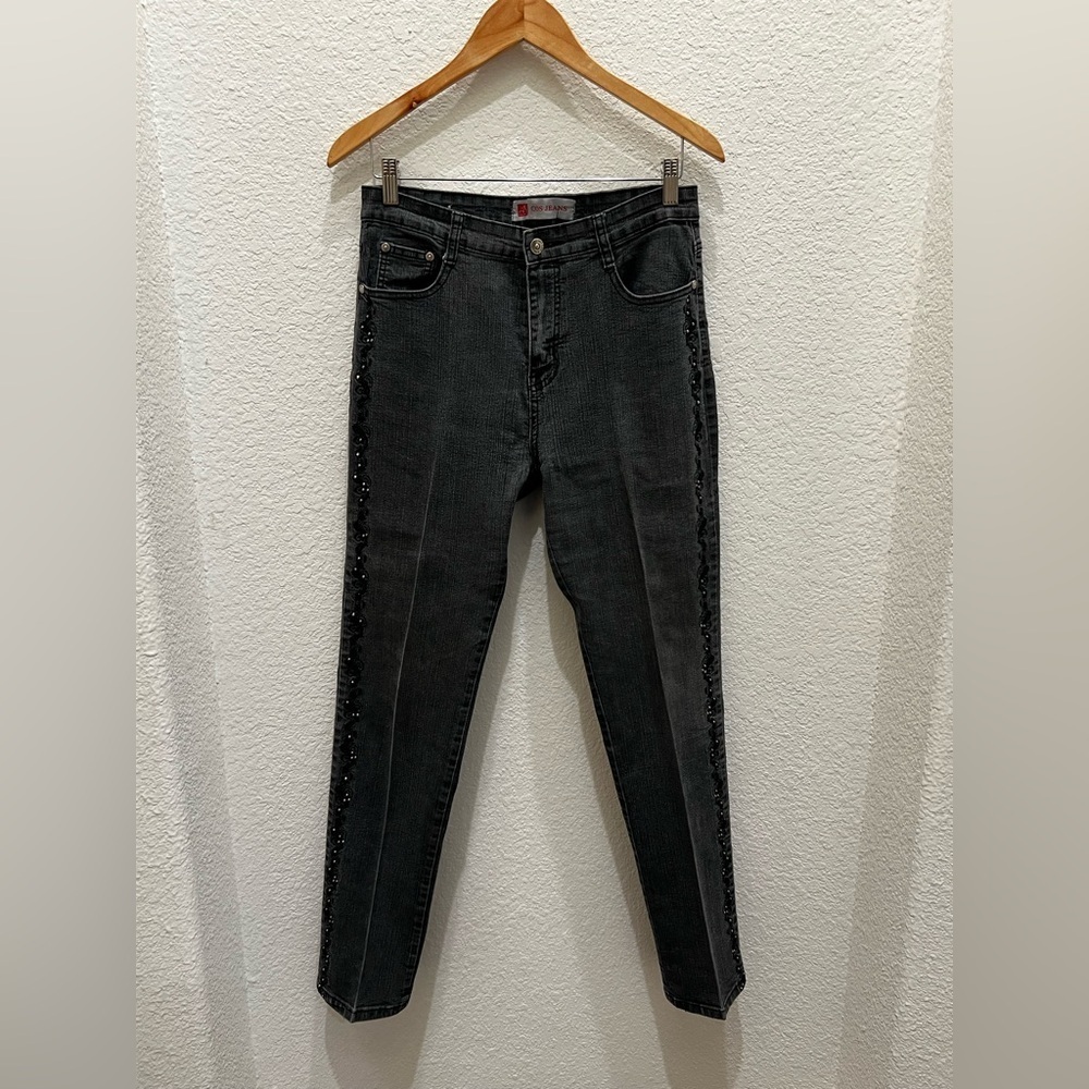 COS Black Skinny Jeans with Side Details